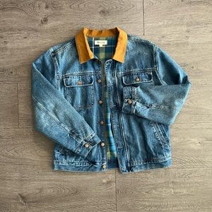 Madewell Men’s Flannel Lined Denim Chore Coat - L